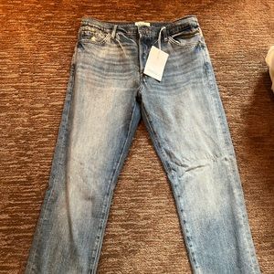 FRAME JEANS medium wash “le slouch” jeans size 27
